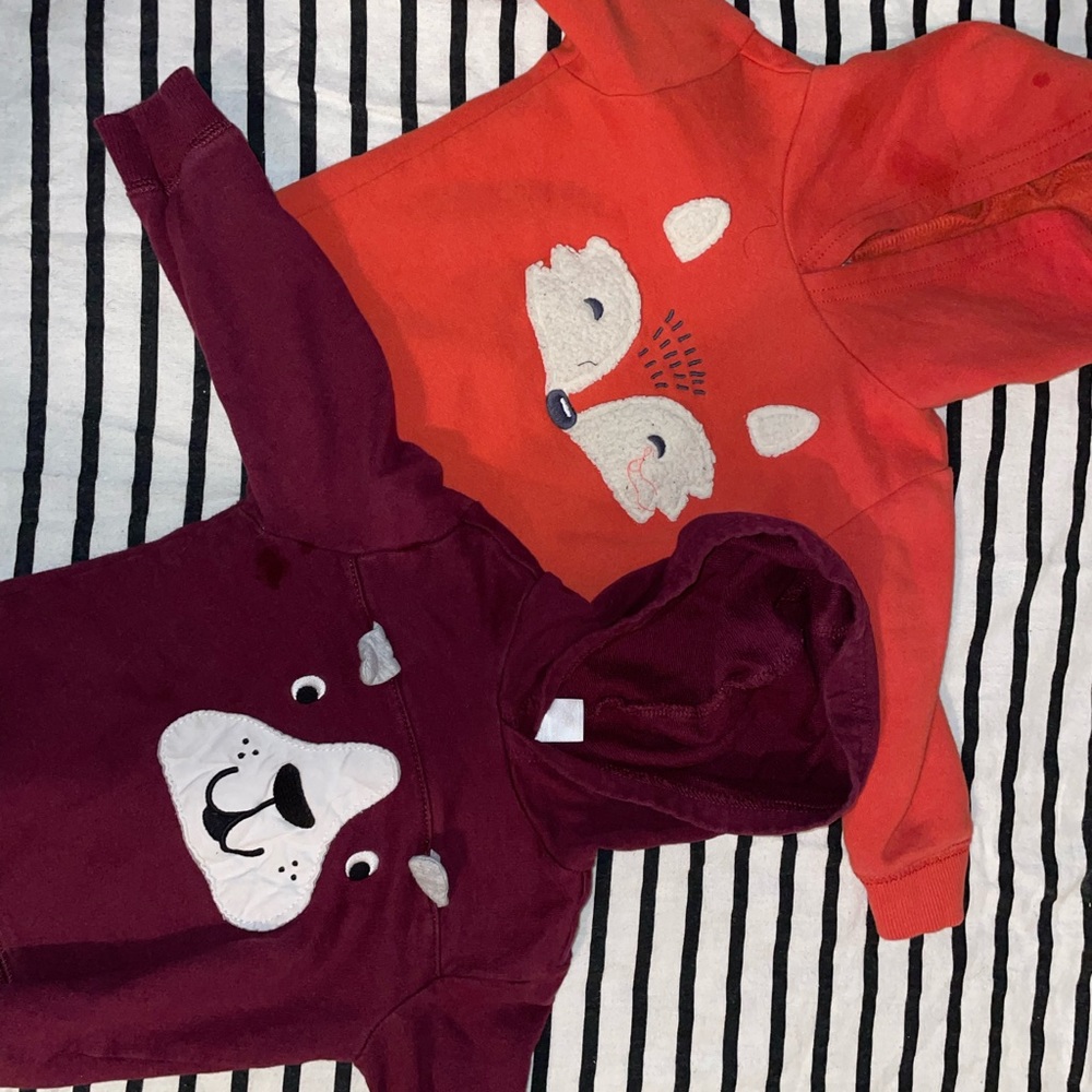 18 month carter hoodies